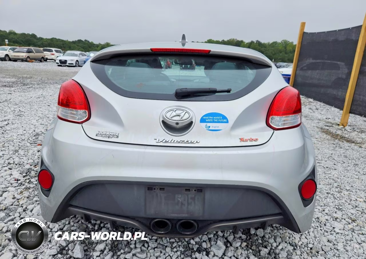 2015 Hyundai Veloster Turbo VIN:KMHTC6AE1FU216325 - 6