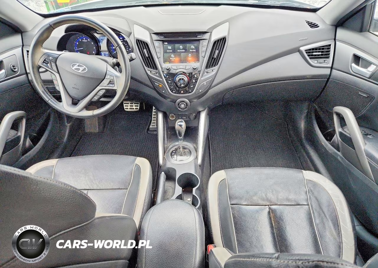 2015 Hyundai Veloster Turbo VIN:KMHTC6AE1FU216325 - 8