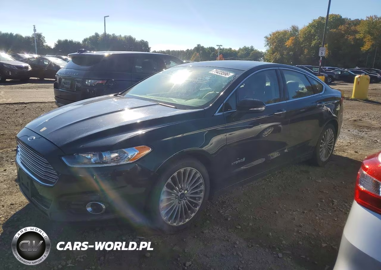 2014 Ford Fusion Titanium Hev VIN:3FA6P0RU3ER125132 - 1