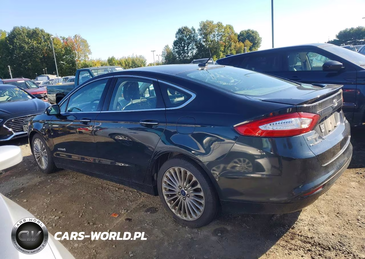 2014 Ford Fusion Titanium Hev VIN:3FA6P0RU3ER125132 - 2