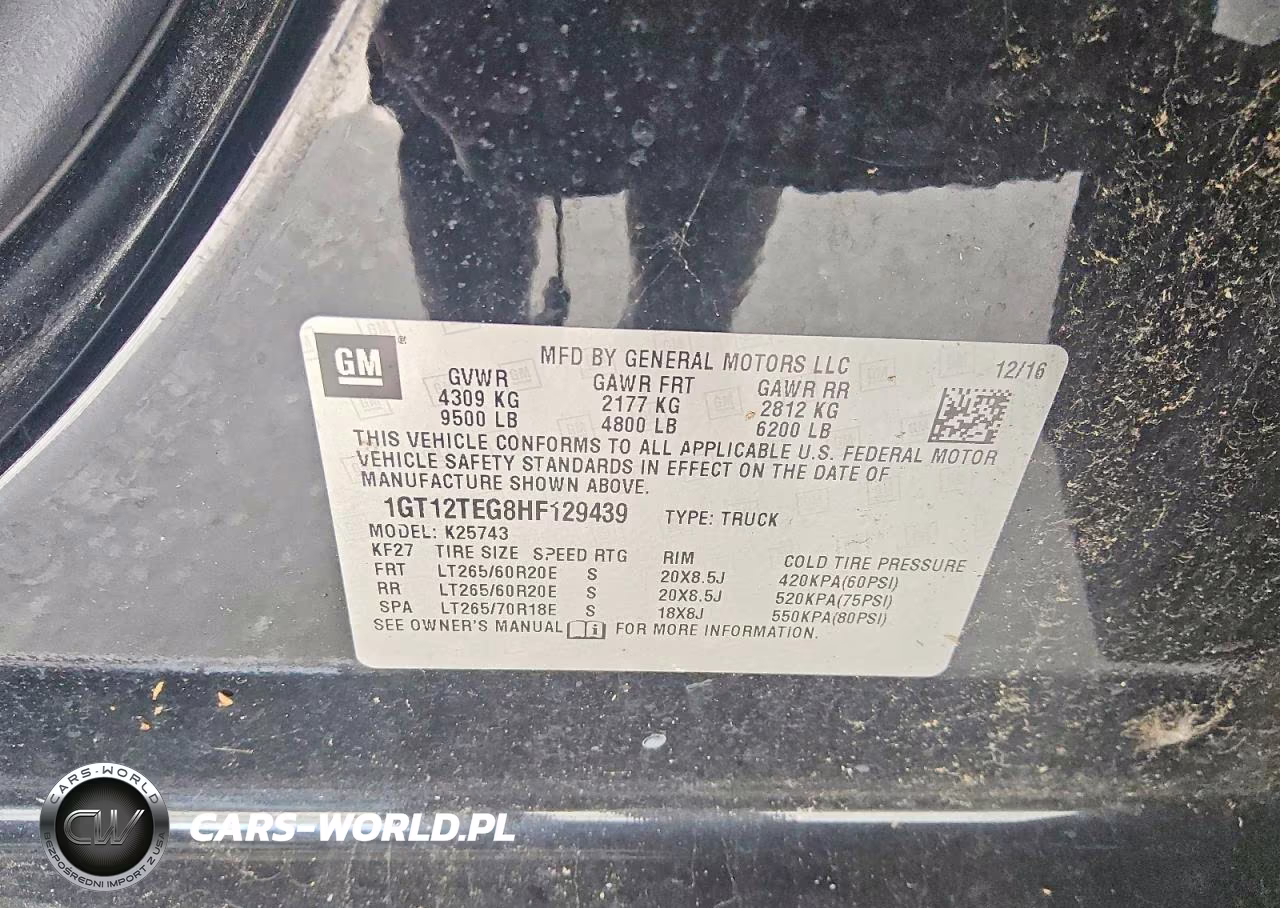 2017 GMC Sierra K2500 Slt VIN:1GT12TEG8HF129439 - 13
