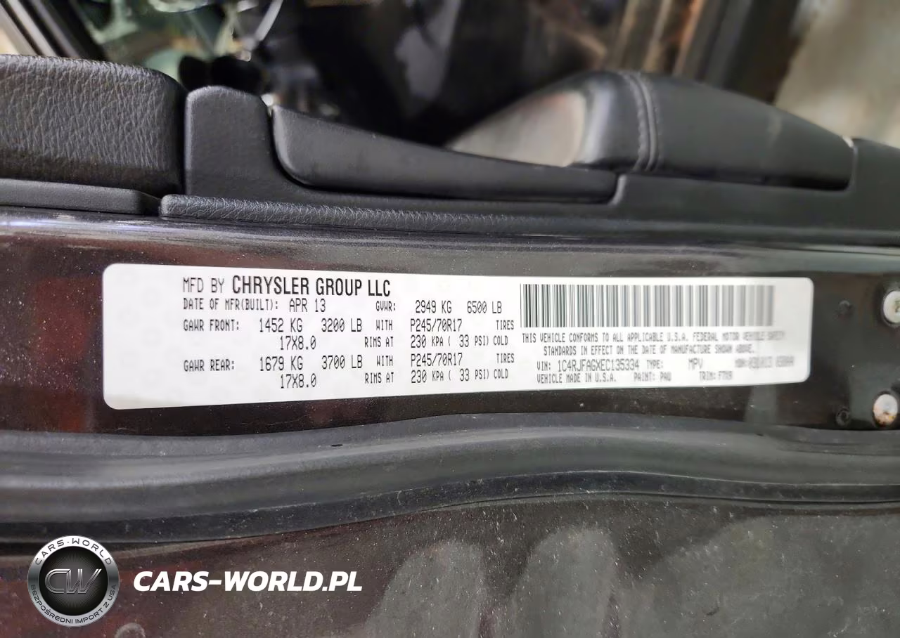 2014 Jeep Grand Cherokee Laredo VIN:1C4RJFAGXEC135334 - 13