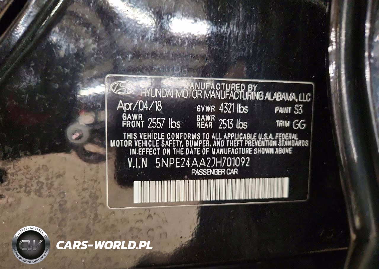 2018 Hyundai Sonata Eco VIN:5NPE24AA2JH701092 - 12