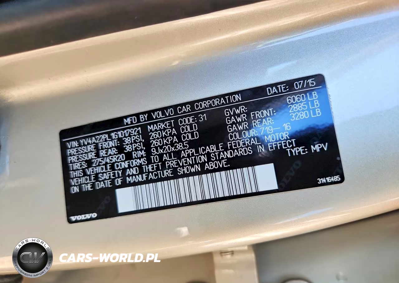 2016 Volvo Xc90 T6 VIN:YV4A22PL1G1017921 - 12