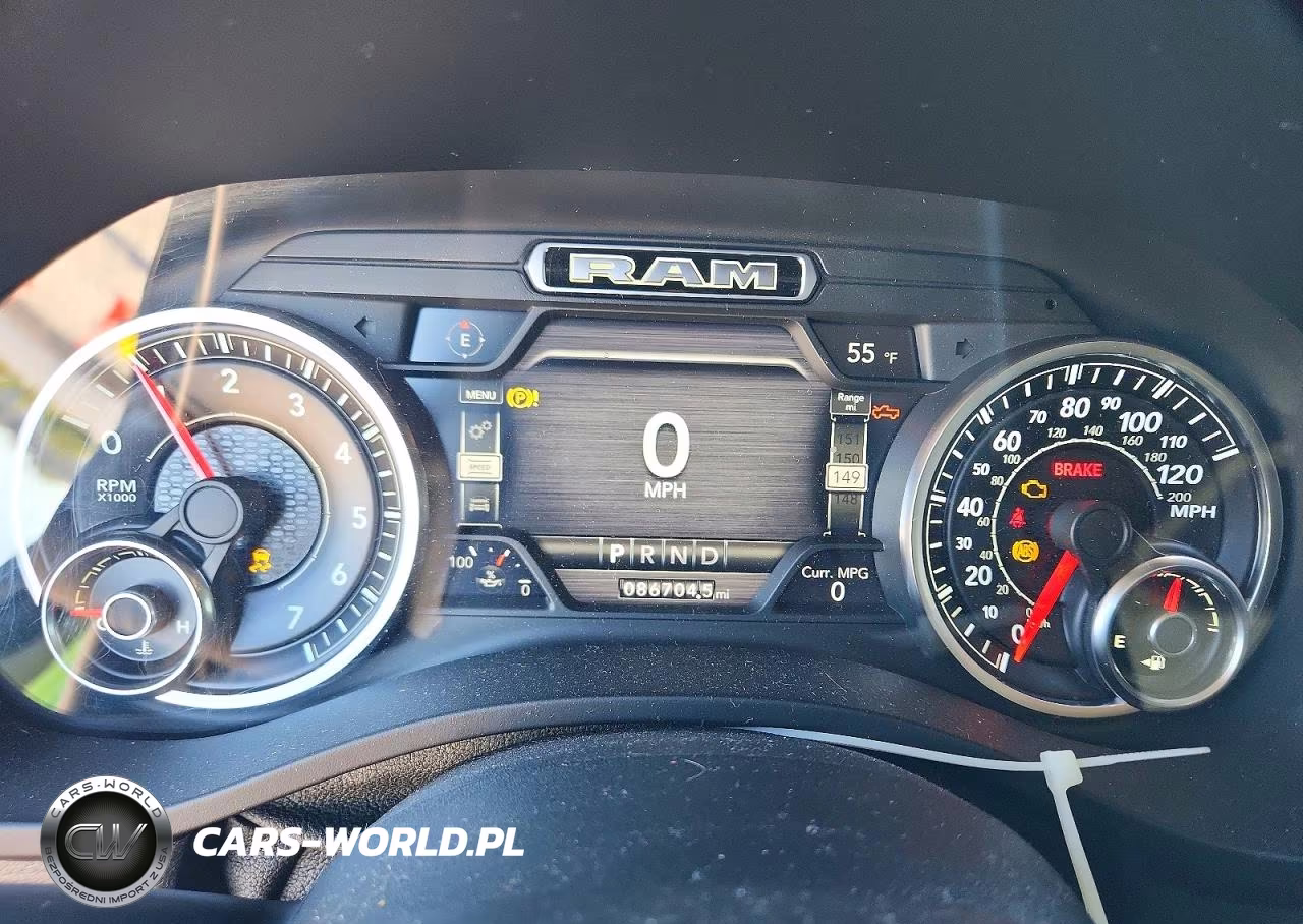 2019 Ram 1500 Laramie VIN:1C6SRFJT4KN513615 - 9