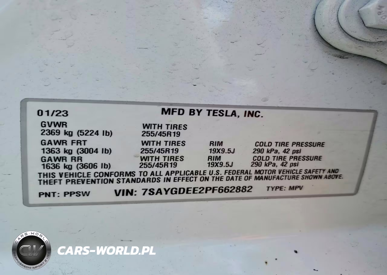 2023 Tesla Model Y VIN:7SAYGDEE2PF662882 - 14