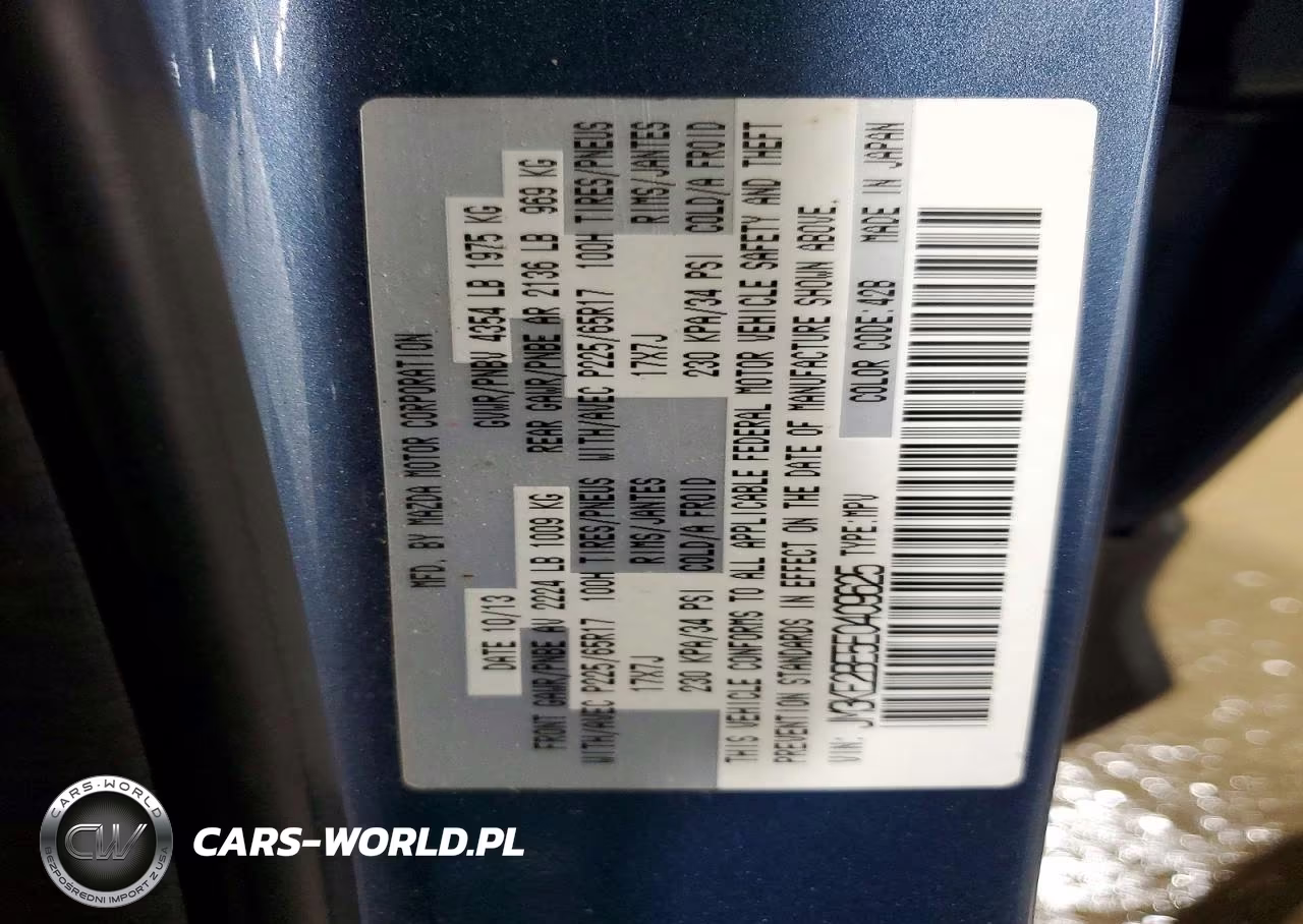 2014 Mazda Cx-5 Sport VIN:JM3KE2BE5E0409625 - 14