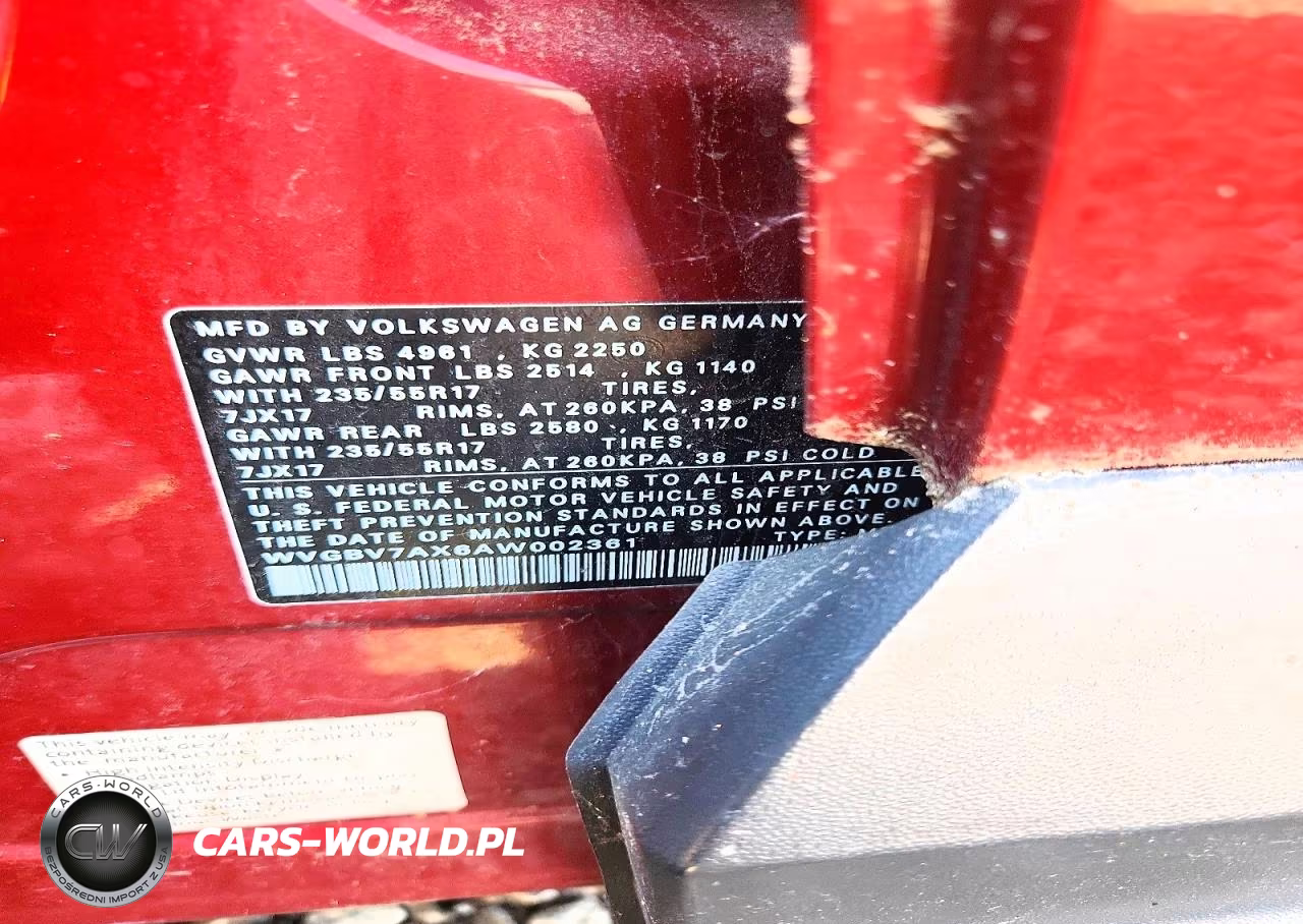 2010 Volkswagen Tiguan Se VIN:WVGBV7AX6AW002361 - 12