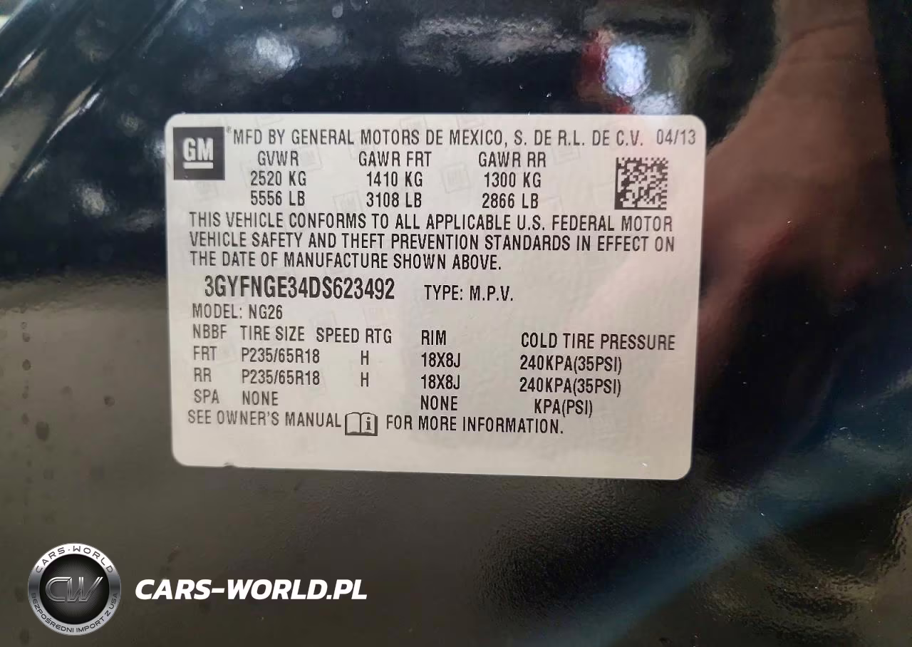 2013 Cadillac Srx Luxury Collection VIN:3GYFNGE34DS623492 - 14