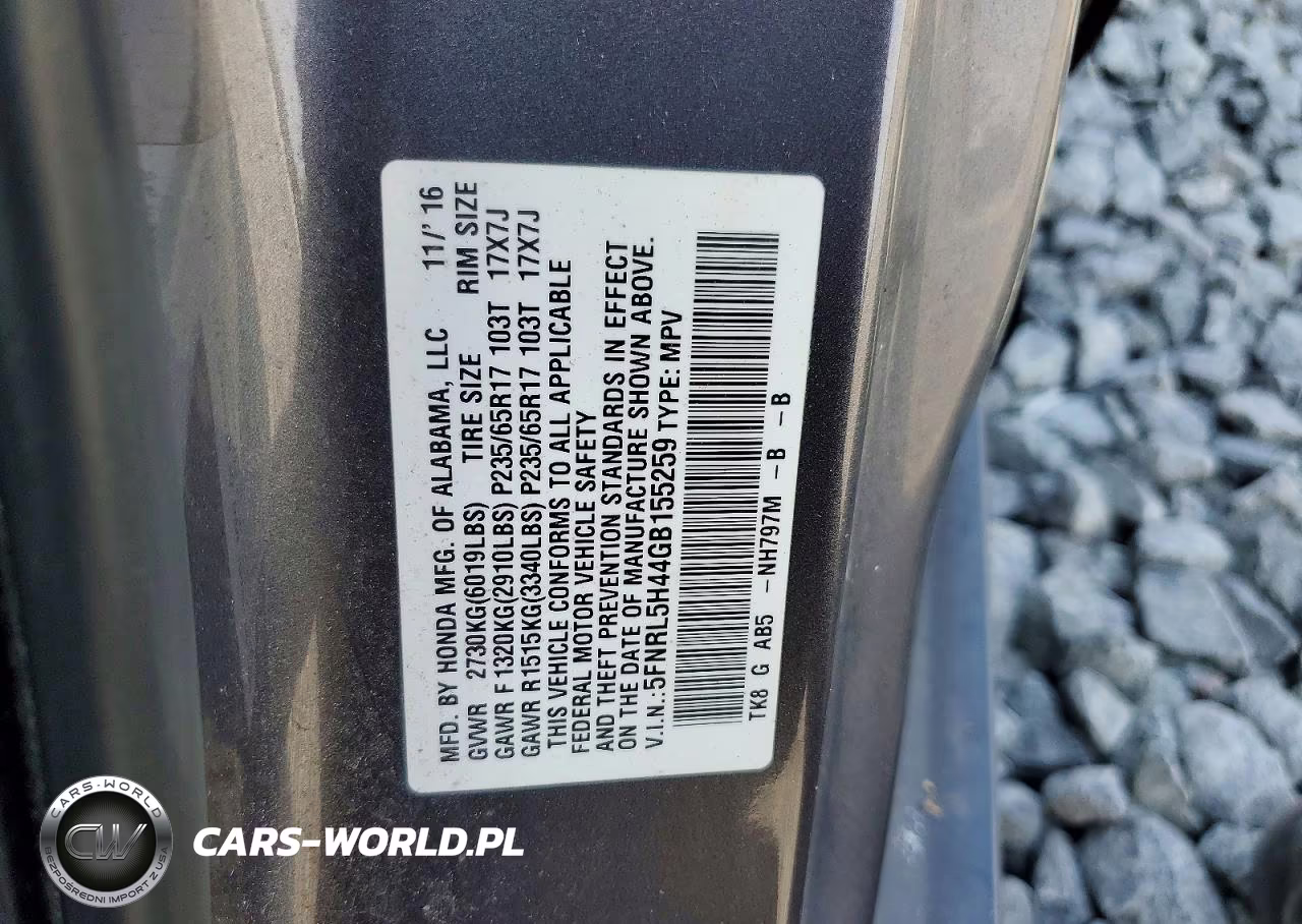2016 Honda Odyssey Ex VIN:5FNRL5H44GB155259 - 13