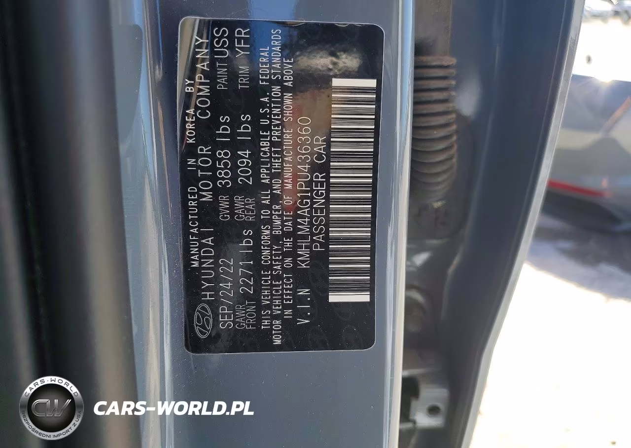 2023 Hyundai Elantra Sel VIN:KMHLM4AG1PU436360 - 13