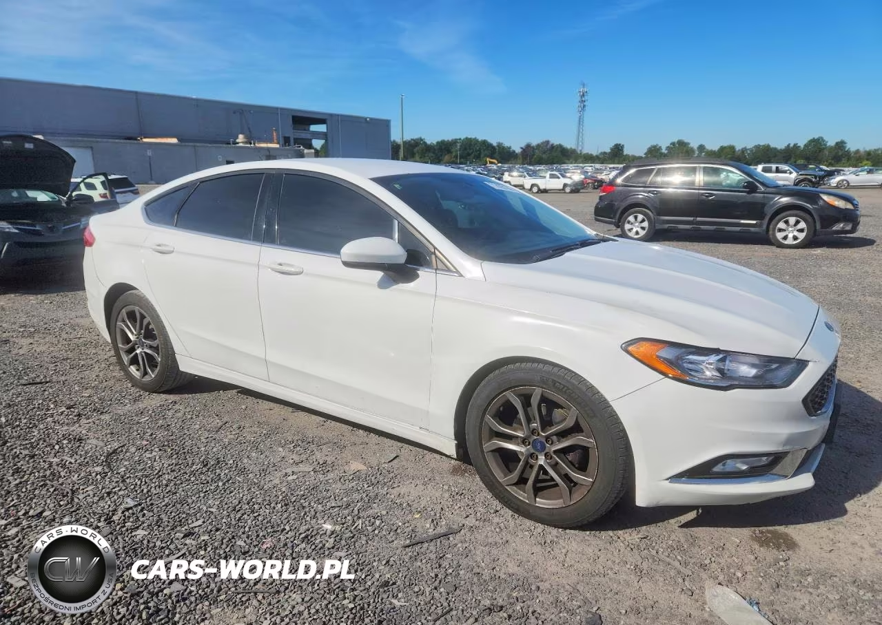 2017 Ford Fusion Se VIN:3FA6P0T97HR358715 - 4