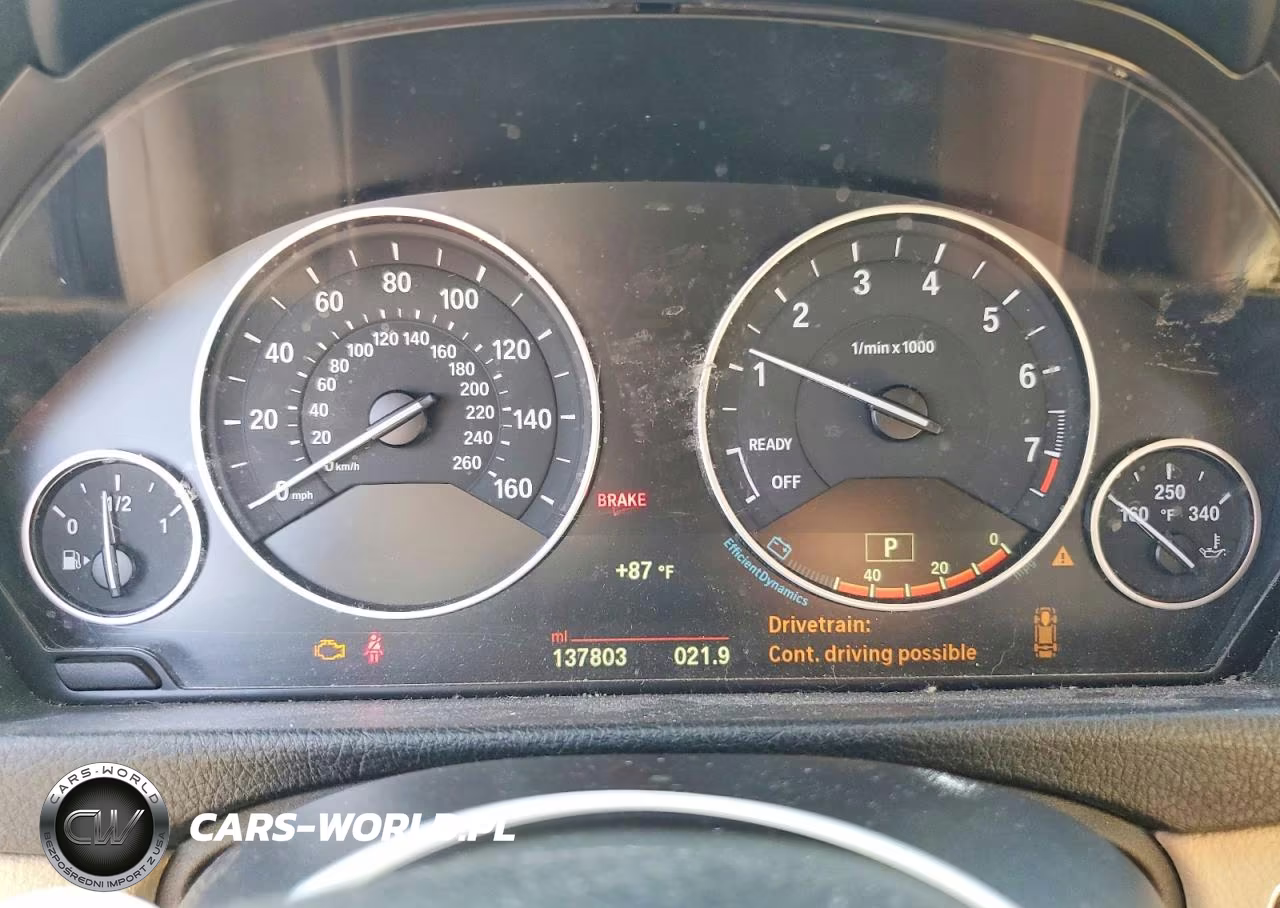 2015 BMW 328 Xi Sulev VIN:WBA3B5G57FNS13719 - 9