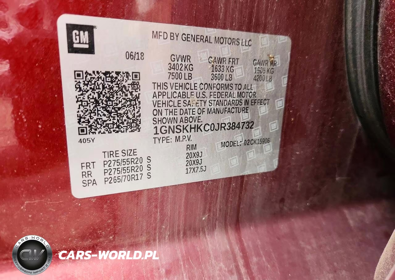 2018 Chevrolet Suburban K1500 Lt VIN:1GNSKHKC0JR384732 - 14