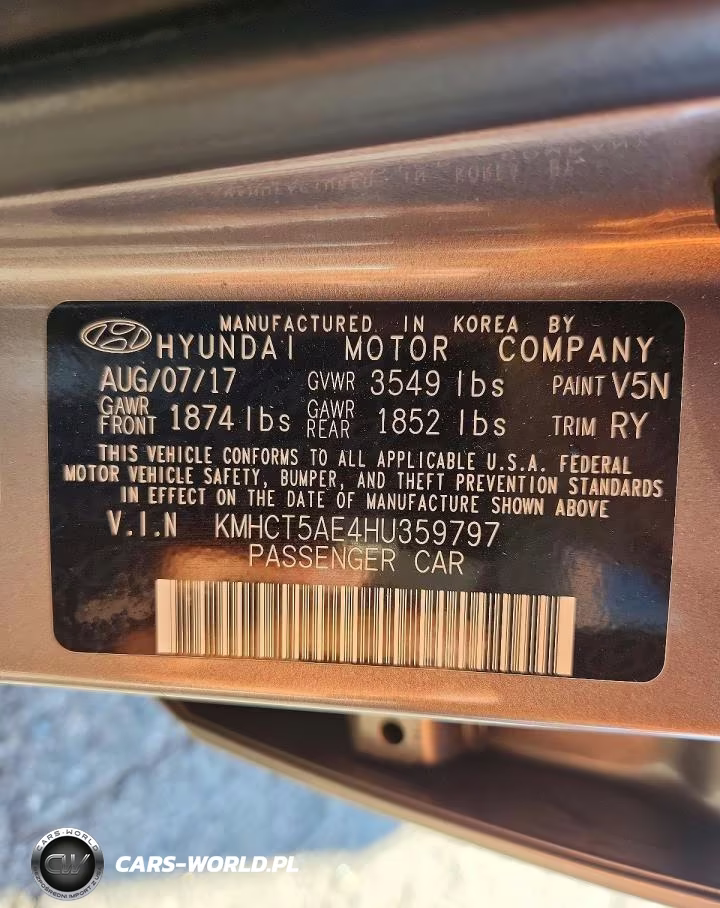 2017 Hyundai Accent Se VIN:KMHCT5AE4HU359797 - 12