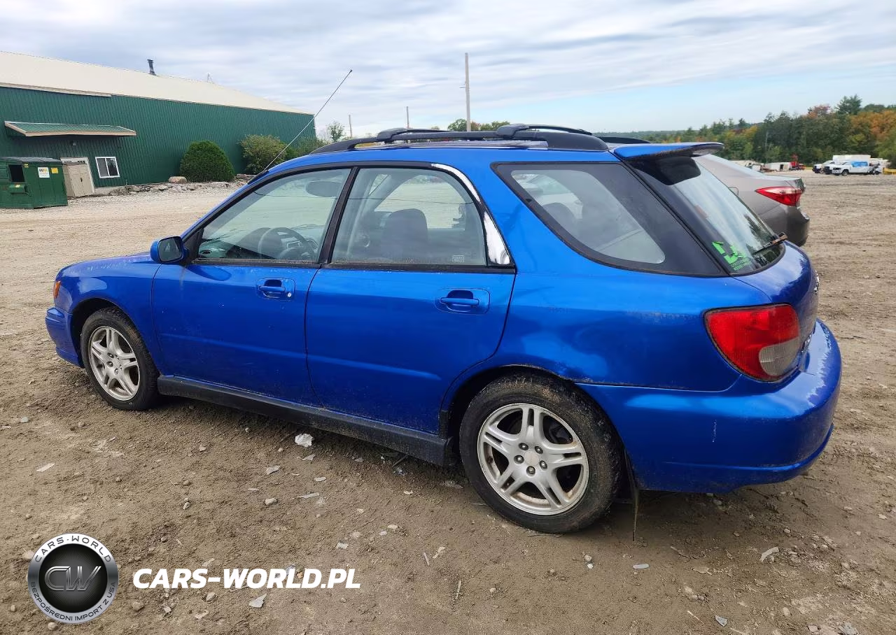 2002 Subaru Impreza Wrx VIN:JF1GG29652H803474 - 2