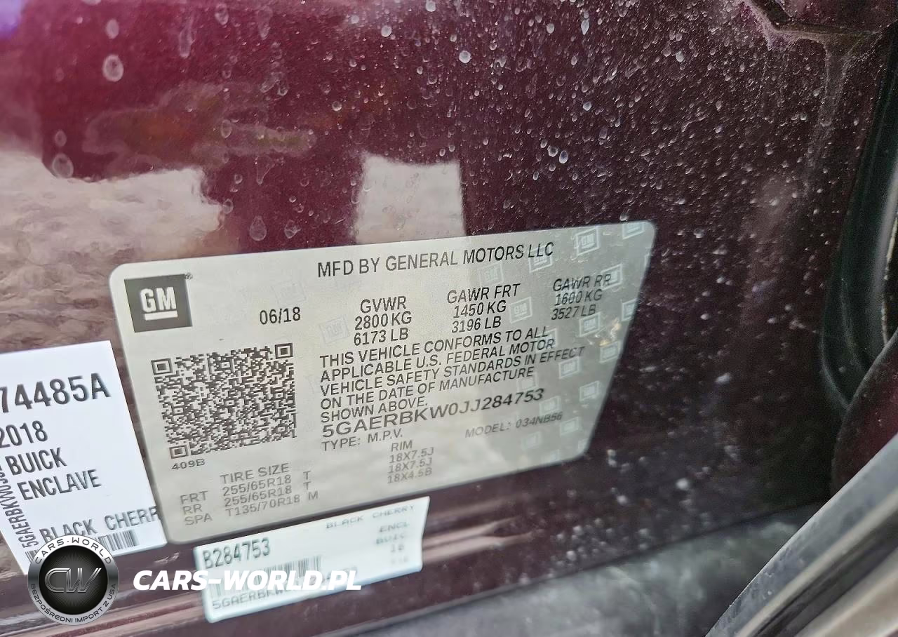 2018 Buick Enclave Essence VIN:5GAERBKW0JJ284753 - 13