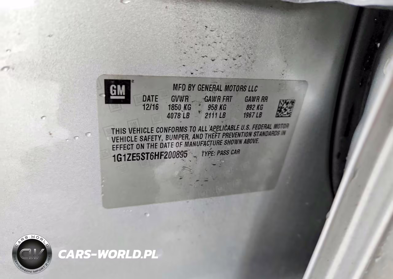 2017 Chevrolet Malibu Lt VIN:1G1ZE5ST6HF200895 - 12