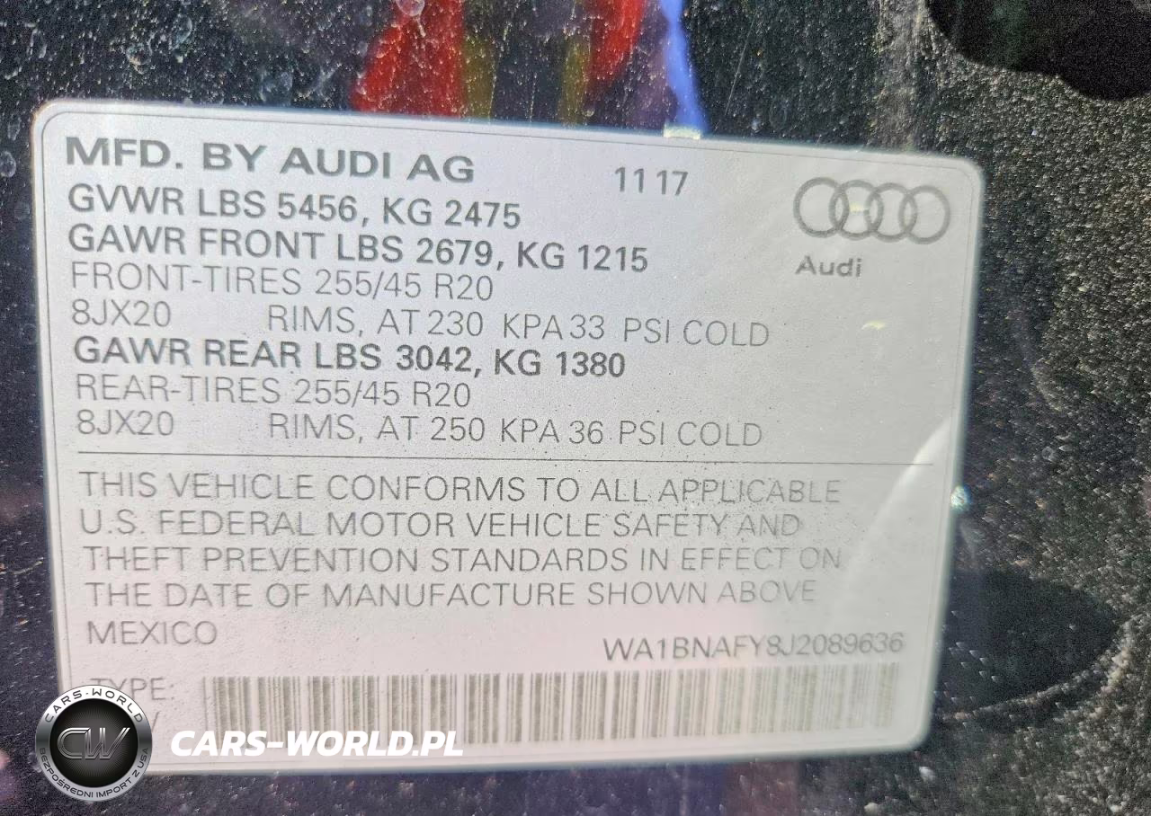 2018 Audi Q5 Premium Plus VIN:WA1BNAFY8J2089636 - 13