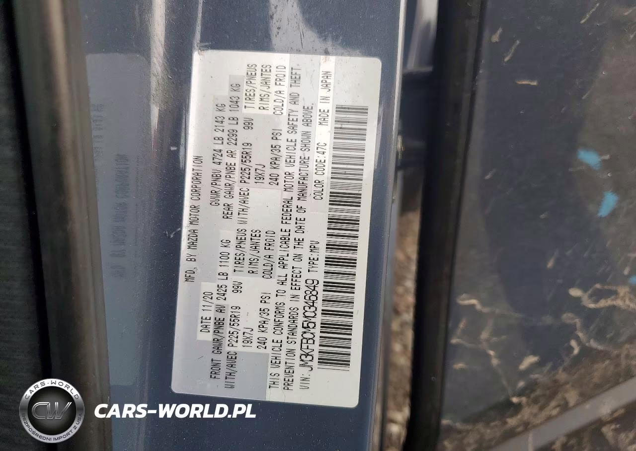 2021 Mazda Cx-5 Touring VIN:JM3KFBCM5M0346849 - 13