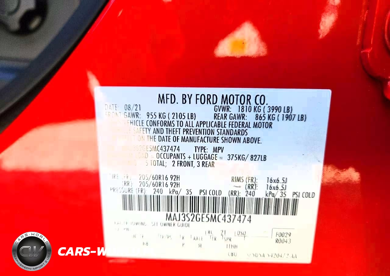 2021 Ford Ecosport Se VIN:MAJ3S2GE5MC437474 - 12
