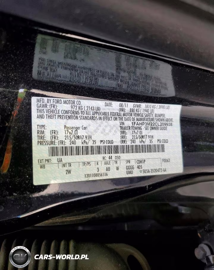 2012 Ford Focus Sel VIN:1FAHP3M22CL209938 - 12