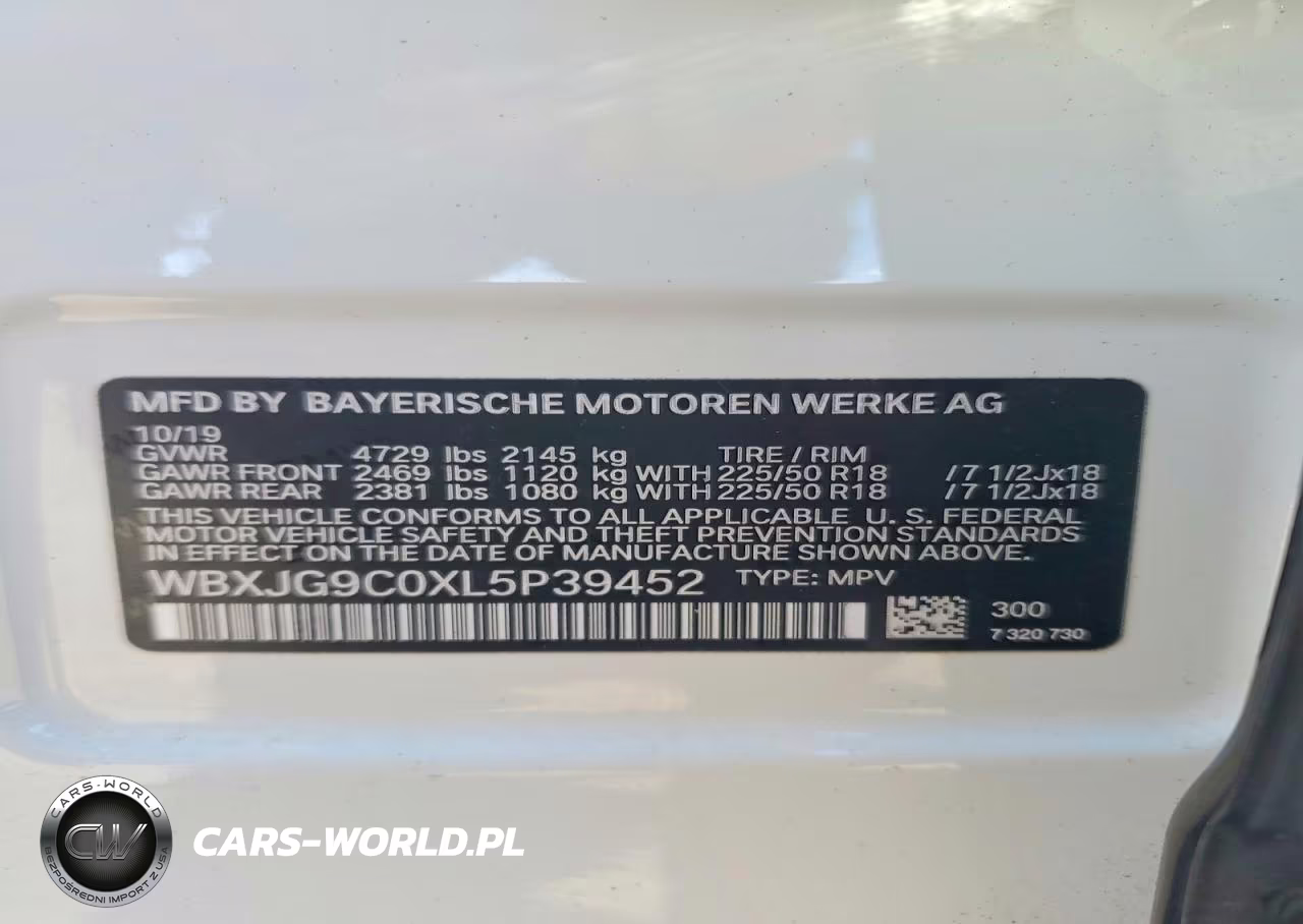 2020 BMW X1 xDrive28I VIN:WBXJG9C0XL5P39452 - 13