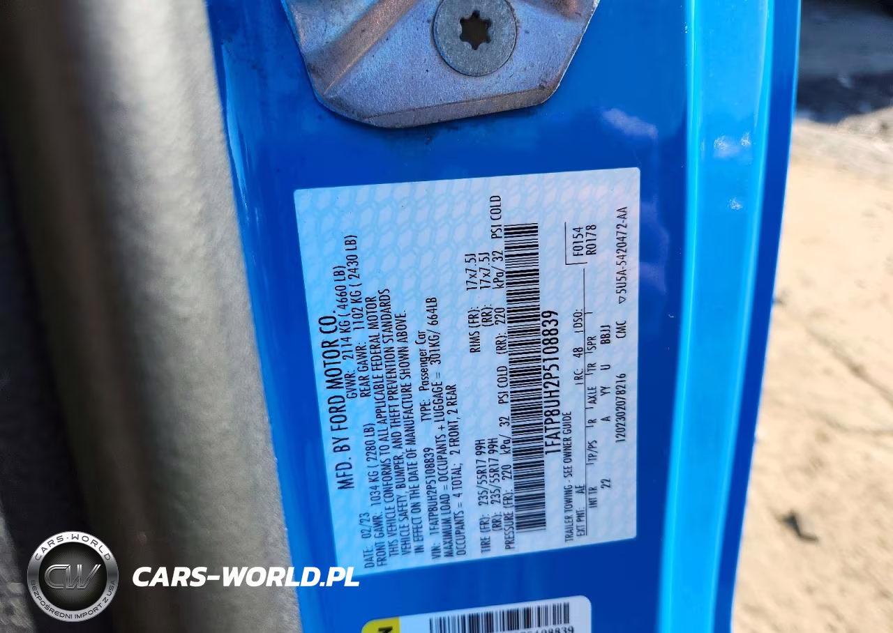 2023 Ford Mustang VIN:1FATP8UH2P5108839 - 12