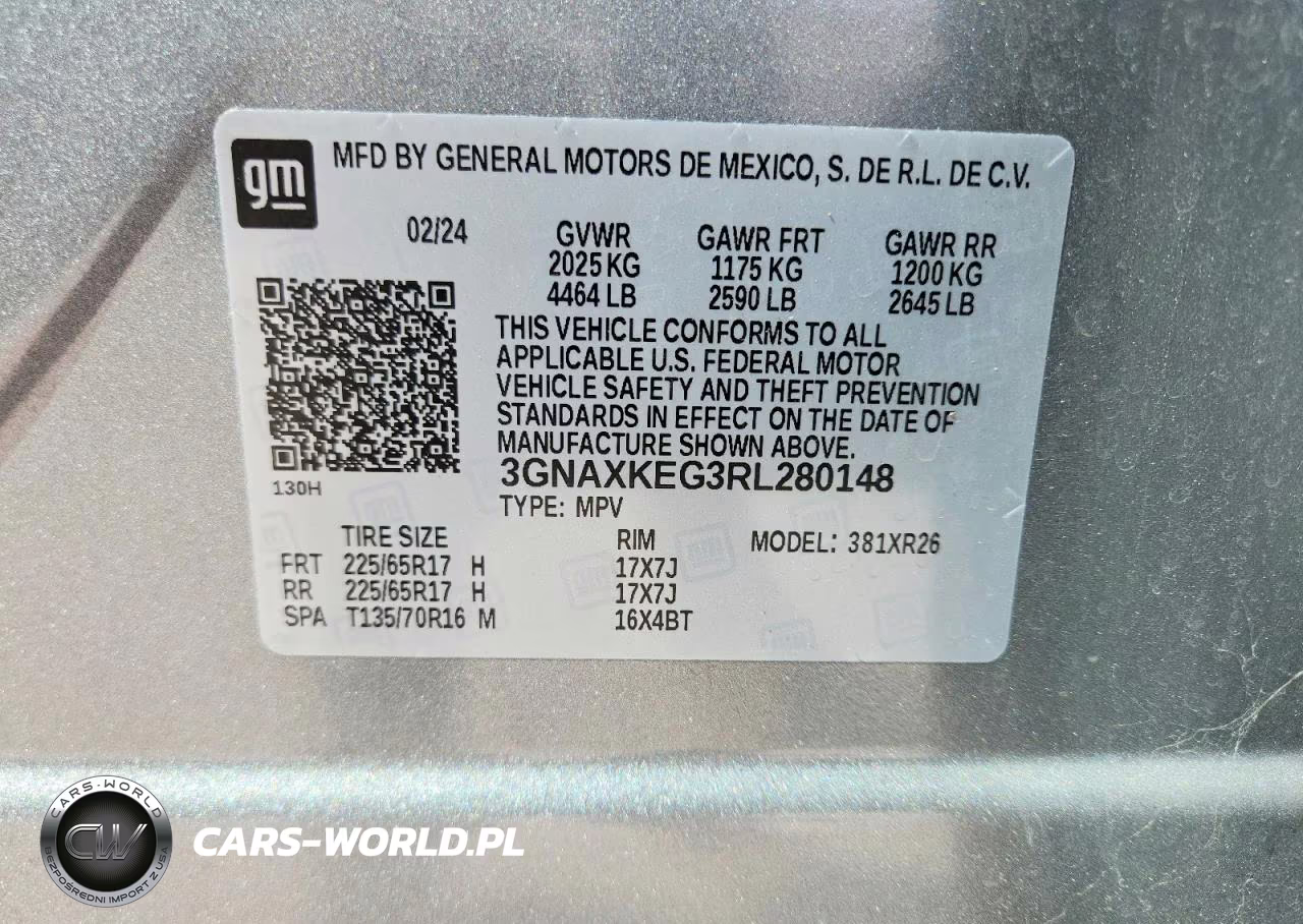 2024 Chevrolet Equinox Lt VIN:3GNAXKEG3RL280148 - 13