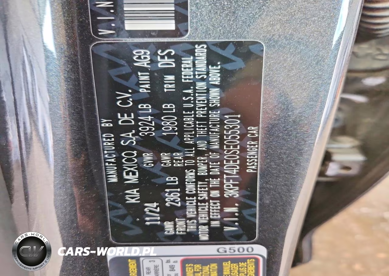 2025 Kia K4 Lxs VIN:3KPFT4DE0SE055301 - 13