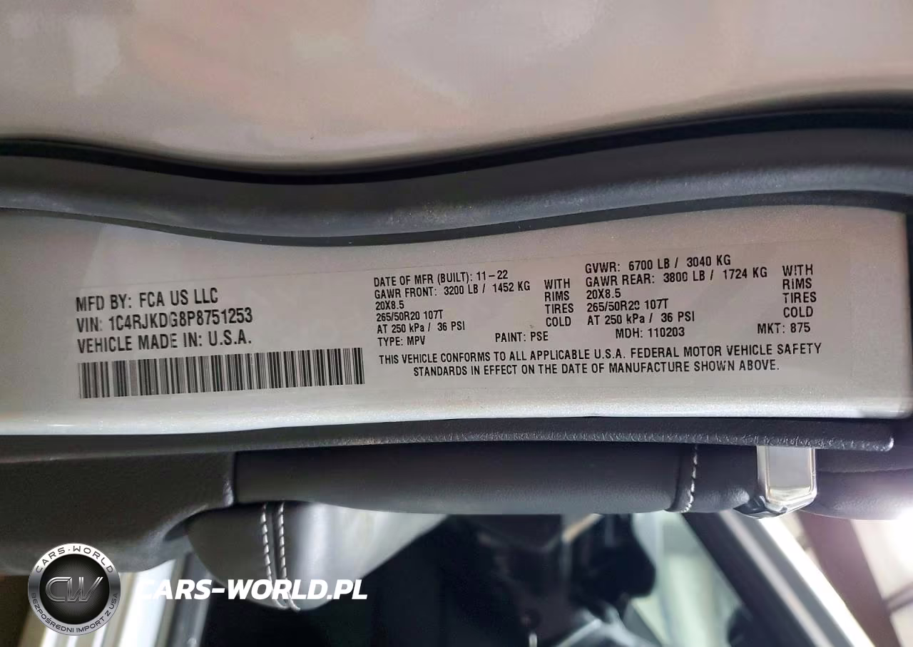 2023 Jeep Grand Cherokee L Overland VIN:1C4RJKDG8P8751253 - 13