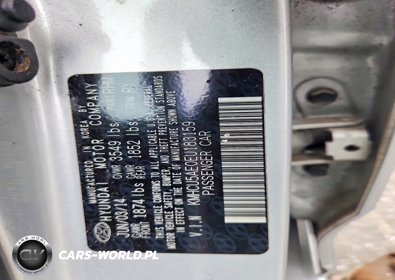 2014 Hyundai Accent Se VIN:KMHCU5AE0EU183159 - 13