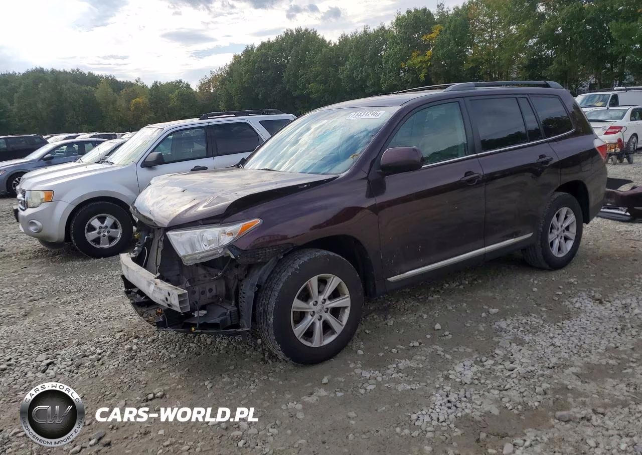 2013 Toyota Highlander Plus VIN:5TDBK3EH3DS268529 - 1