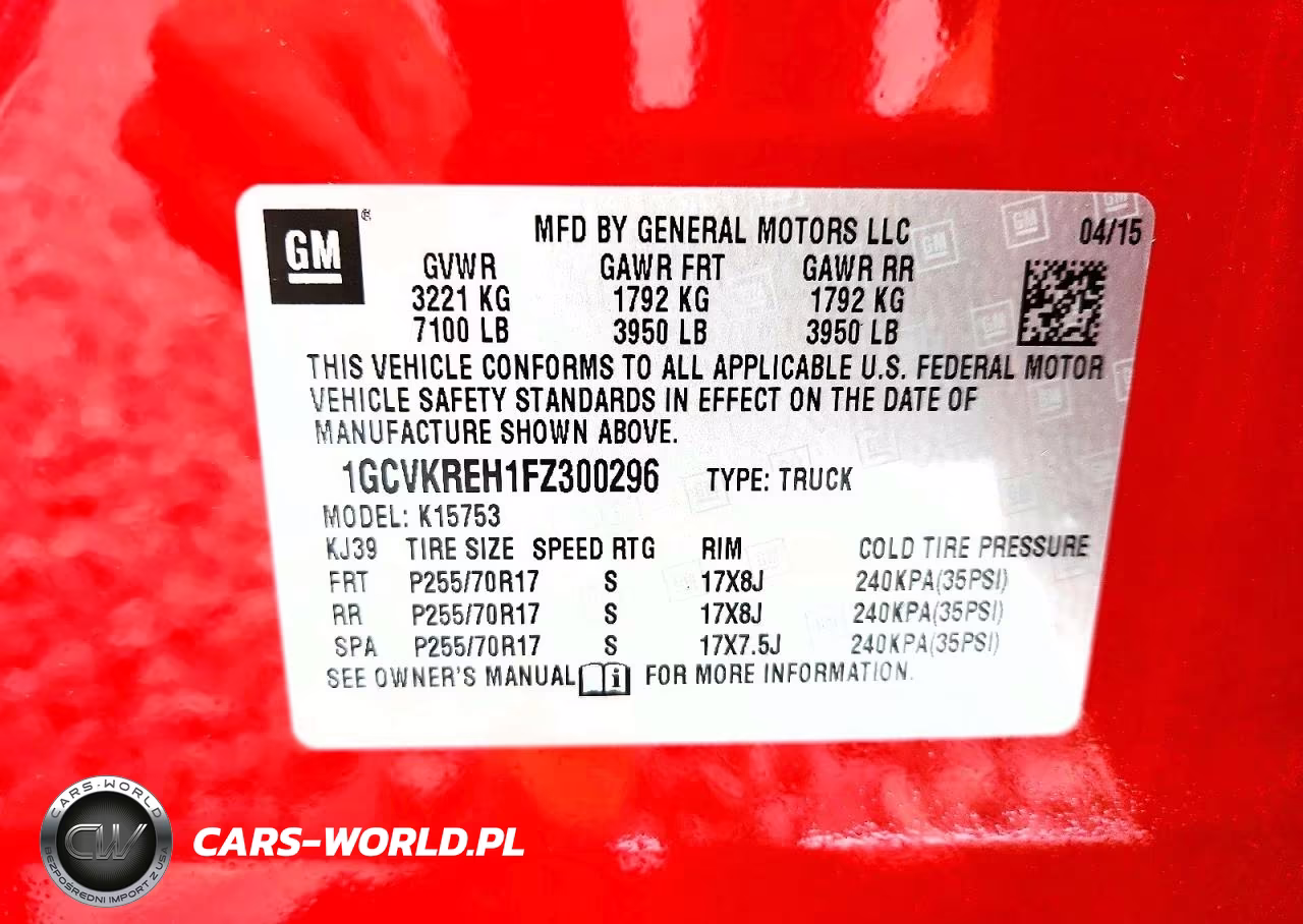 2015 Chevrolet Silverado K1500 Lt VIN:1GCVKREH1FZ300296 - 13