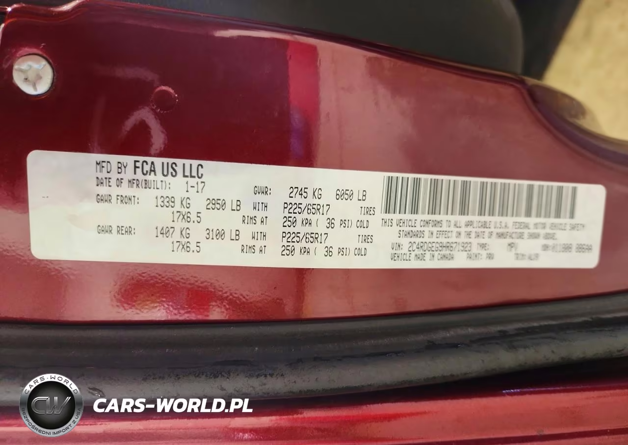 2017 Dodge Grand Caravan Gt VIN:2C4RDGEG9HR671923 - 14