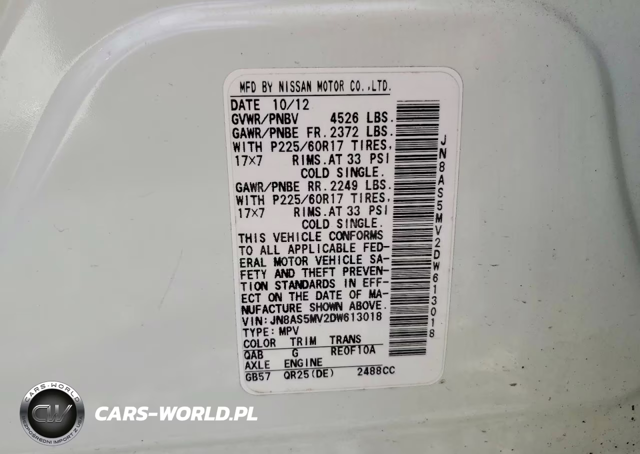 2013 Nissan Rogue S VIN:JN8AS5MV2DW613018 - 13