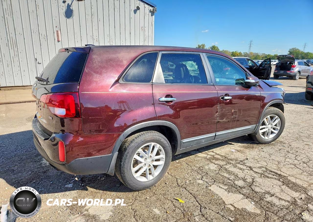 2014 Kia Sorento Lx VIN:5XYKT3A6XEG472521 - 3