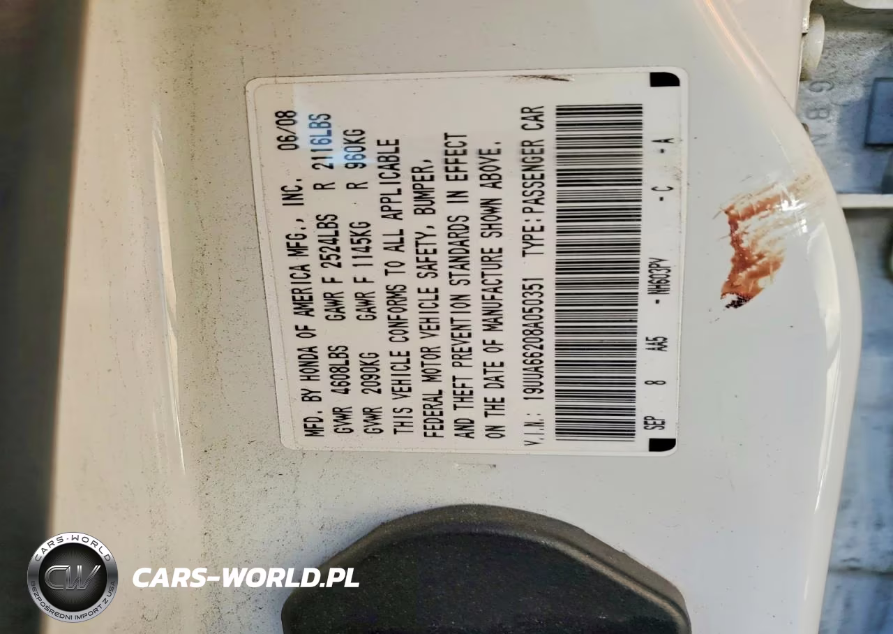 2008 Acura Tl VIN:19UUA66208A050351 - 12