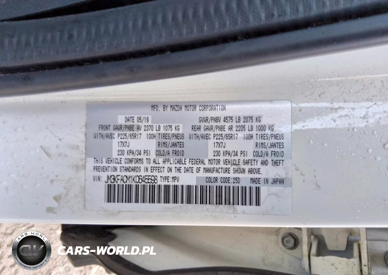 2019 Mazda Cx-5 Touring VIN:JM3KFACM1K0645598 - 13