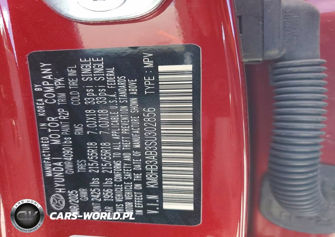 2025 Hyundai Kona Sel VIN:KM8HB3AB3SU302856 - 14
