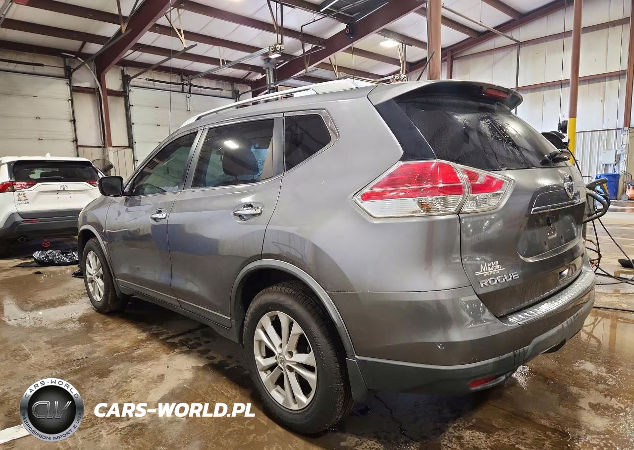 2015 Nissan Rogue Sv VIN:KNMAT2MV8FP539267 - 2