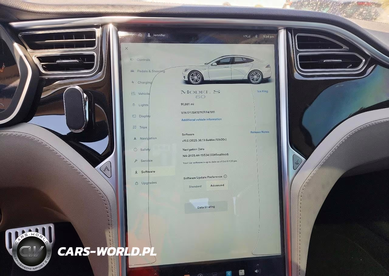 2014 Tesla Model S VIN:5YJSA1S11EFP47911 - 9
