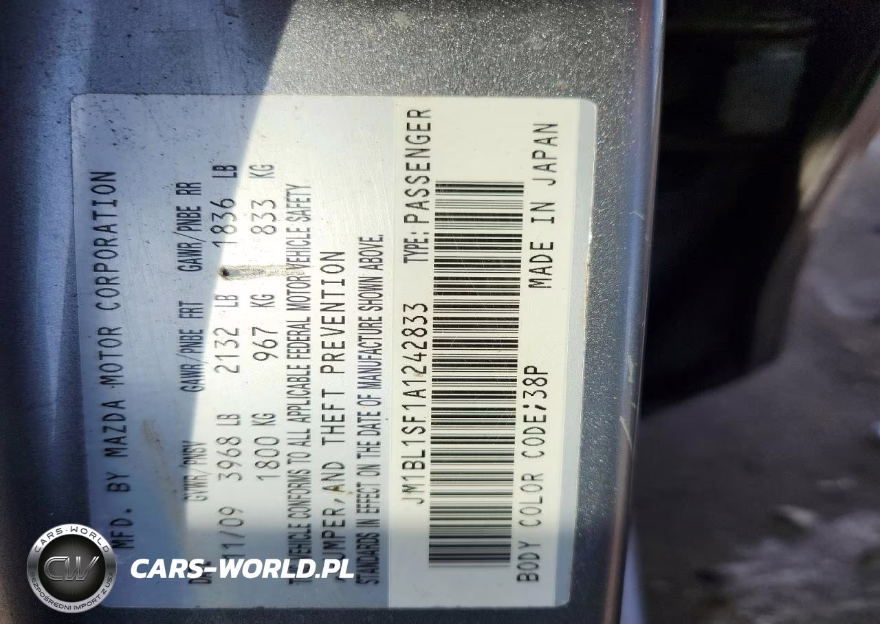 2010 Mazda 3 I VIN:JM1BL1SF1A1242833 - 12