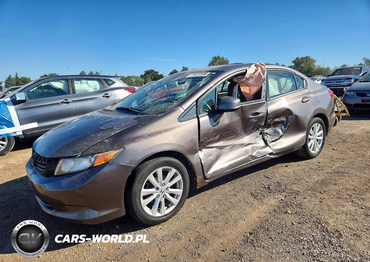 2012 Honda Civic Ex VIN:19XFB2F8XCE309001 - 1