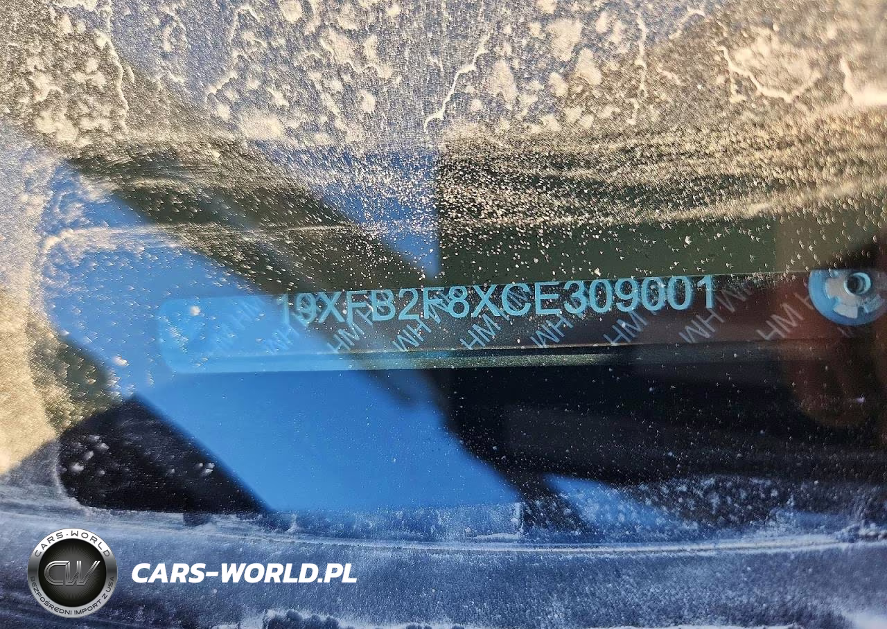 2012 Honda Civic Ex VIN:19XFB2F8XCE309001 - 12
