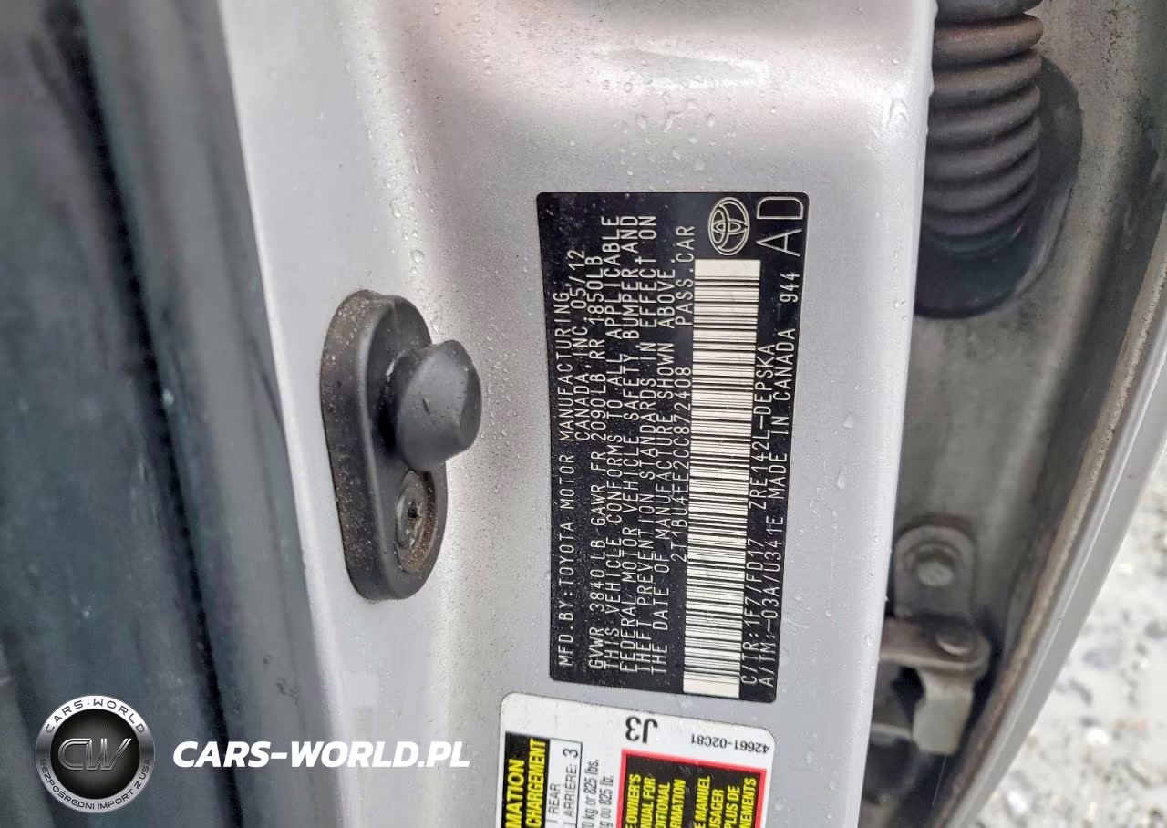2012 Toyota Corolla S VIN:2T1BU4EE2CC872408 - 13
