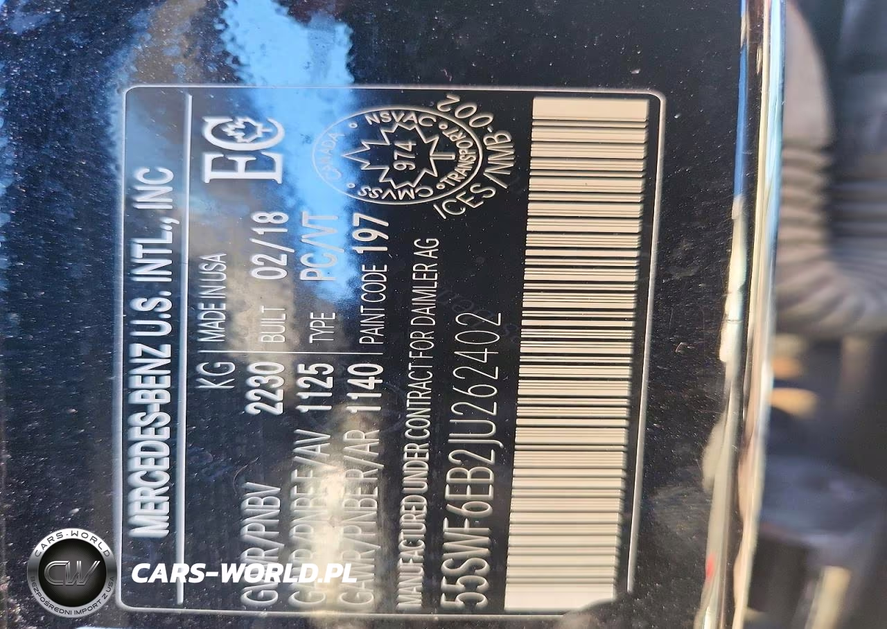 2018 Mercedes-Benz C 43 4Matic Amg VIN:55SWF6EB2JU262402 - 12