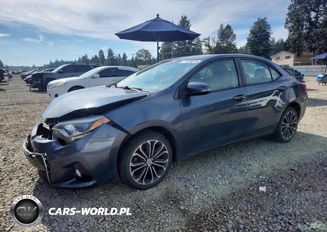 2015 Toyota Corolla S Plus VIN:2T1BURHE8FC360956 - 1