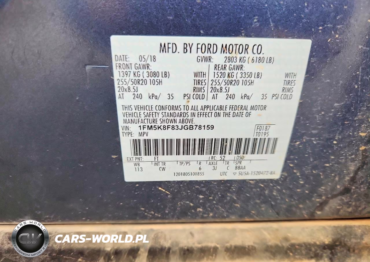 2018 Ford Explorer Limited VIN:1FM5K8F83JGB78159 - 13