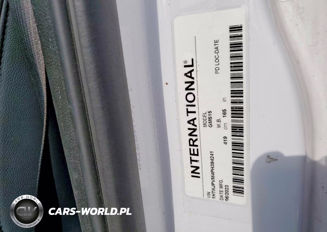 2023 Gm Gm515 Utility - Service Truck VIN:1HTKJPVM4PH394241 - 14